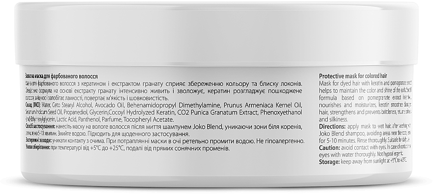 Maska do włosów farbowanych - Joko Blend Color Protect Hair Mask — Zdjęcie N3