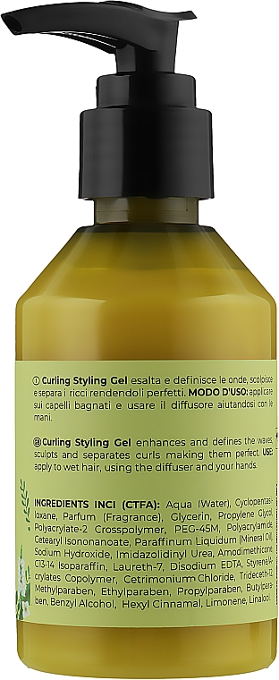 Żel do układania i utrwalania fryzur - Kleral System Bcosi Recovery Danage Curling Styling Gel — Zdjęcie N2