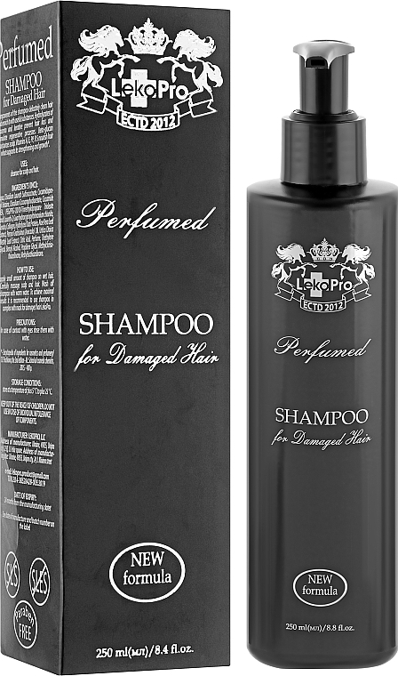 Perfumowany szampon do włosów zniszczonych - LekoPro Perfumed Shampoo For Demaged Hair — Zdjęcie N2