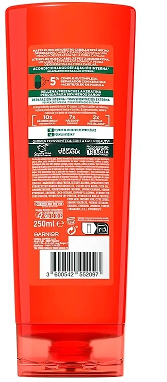 Ultrapielęgnująca odżywka do włosów - Garnier Fructis Goodbye Damage Conditioner — Zdjęcie N2