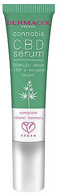 Serum do twarzy z olejem konopnym - Dermacol Cannabis CBD Serum — Zdjęcie N2
