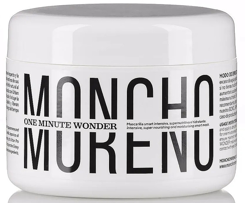Intensywna maska do włosów - Moncho Moreno One Minute Wonder Mask — Zdjęcie N1
