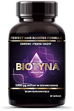Kup Suplement diety Biotyna 5000 mcg - Intenson Perfect Hair Booster Formula Biotin