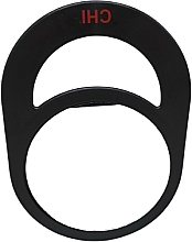 Okrągłe lusterko 16 cm, czarne - CHI Mirror — Zdjęcie N1