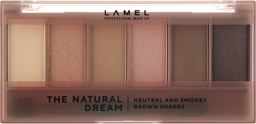 Paleta cieni do powiek - LAMEL Make Up The Natural Dream Eyeshadow Pallette — Zdjęcie N2