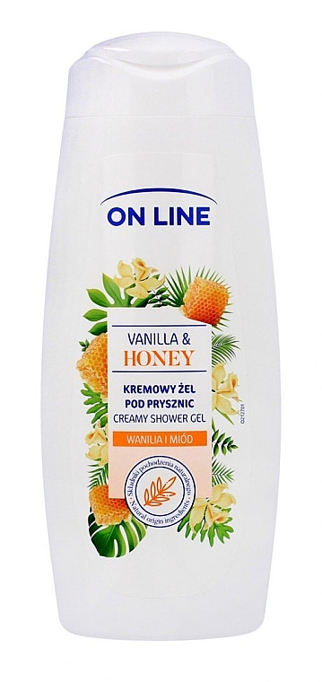 Kremowy żel pod prysznic Wanilia i miód - On Line Vanilla&Honey Creamy Shower Gel — Zdjęcie N1