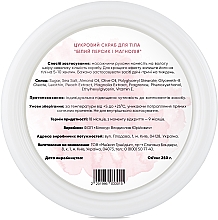 Peeling do ciała z białą brzoskwinią i magnolią - Botanioteka Sugar Body Scrub White Peach & Magnolia — Zdjęcie N3