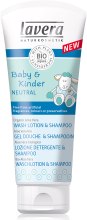 Kup Płyn do ciała i włosów dla dzieci z bioolejem z wiesiołka i bioaloesem - Lavera Baby And Kinder Neutral