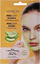 Oczyszczająca maska peel-off z wyciągiem z aloesu i zieloną herbatą - Marion — Zdjęcie N1