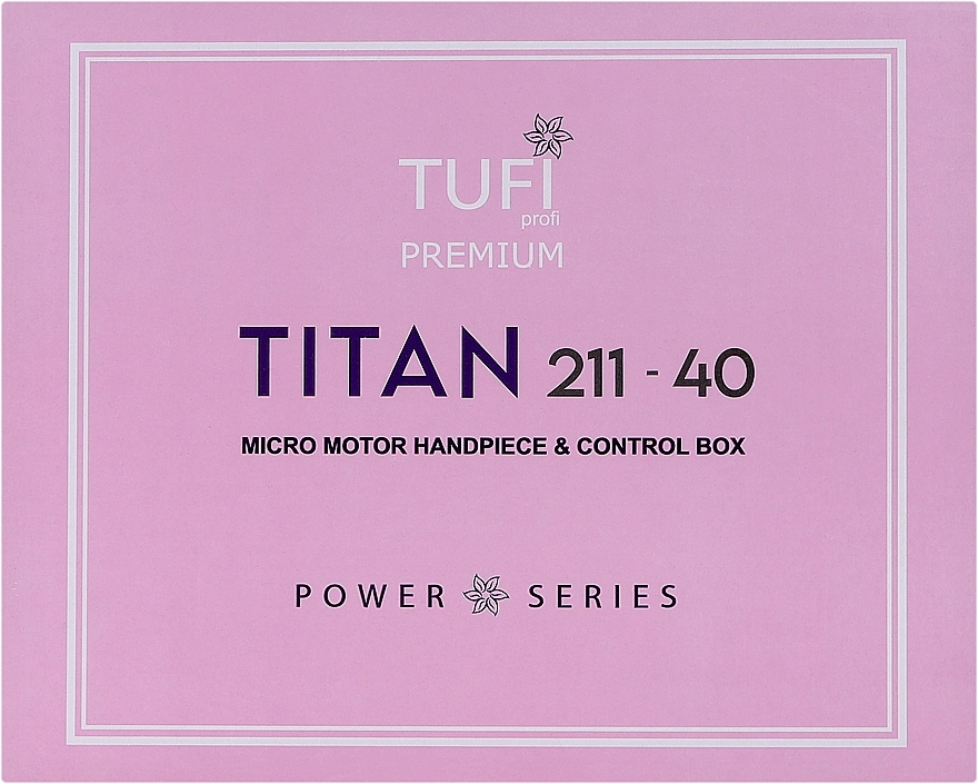 Frez TITAN 211-40, biały - Tufi Profi Premium — Zdjęcie N2