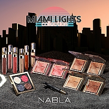 Paletka cieni do powiek - Nabla Miami Lights Collection Glitter Palette — Zdjęcie N8