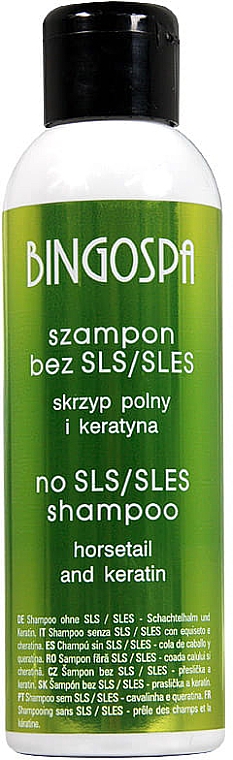 Szampon bez SLES/SLS z keratyną - BingoSpa Shampoo No SLES/SLS With Keratin — Zdjęcie N1
