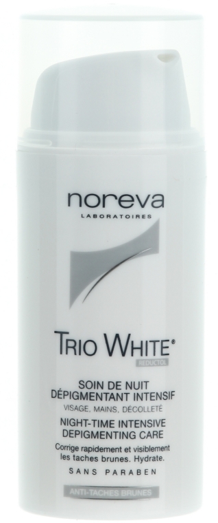 Intensywny depigmentacyjny preparat do twarzy na noc - Noreva Laboratoires Exfoliac Trio White Night-time Intensive Depigmenting Care