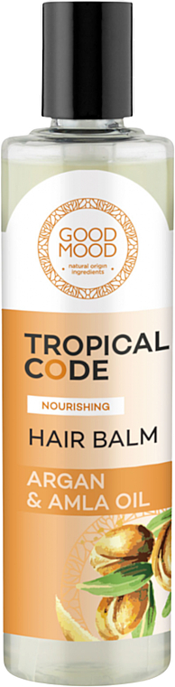 Balsam do włosów z olejem arganowym i amlą - Good Mood Tropical Code Nourishing Hair Balm Argan & Amla Oil — Zdjęcie N1