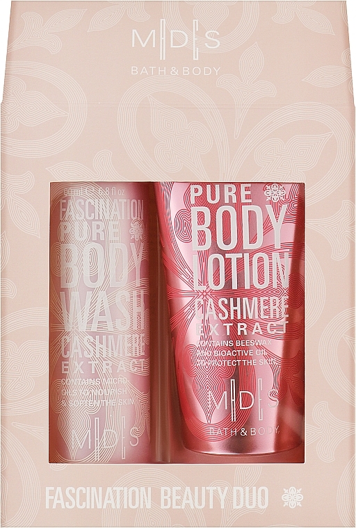 Zestaw kosmetyków do ciała - Mades Cosmetics M|D|S Baty & Body Fascination(b/wash/200ml + b/milk/150ml) — Zdjęcie N1