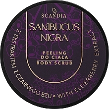 Peeling cukrowo-solny do ciała z ekstraktem z czarnego bzu - Scandia Sunbucus Nigra Body Scrub — Zdjęcie N1