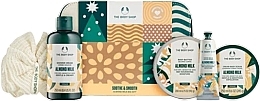 Zestaw, 6 produktów - The Body Shop Soothe & Smooth Almond Milk Big Gift — Zdjęcie N1