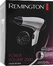 Suszarka do włosów - Remington D3015 Power Volume 2000 — Zdjęcie N3