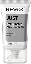 Hialuronowy płyn do twarzy - Revox Just Hyaluronic Acid Fluid 3% — Zdjęcie N3