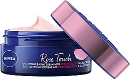 Przeciwzmarszczkowy Krem na noc	 - NIVEA Rose Touch Anti-Wrinkle Night Cream — Zdjęcie N3