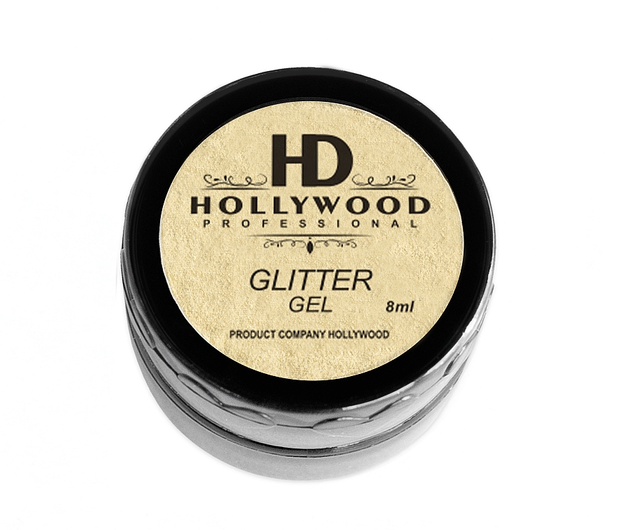 Brokat do paznokci - HD Hollywood Glitter Gel