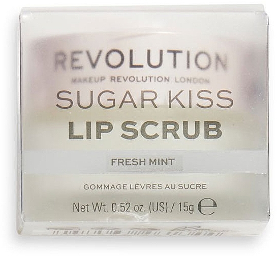 Peeling do ust Świeża mięta - Makeup Revolution Lip Scrub Sugar Kiss Fresh Mint