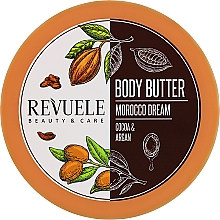 Masło do ciała Kakao i argan - Revuele Morocco Dream Cocoa & Argan Body Butter — Zdjęcie N1
