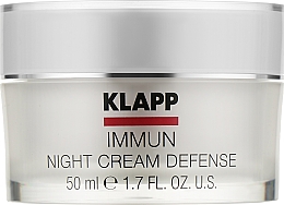 Kup Pielęgnacyjny krem do twarzy na noc - Klapp Immun Night Cream Defense