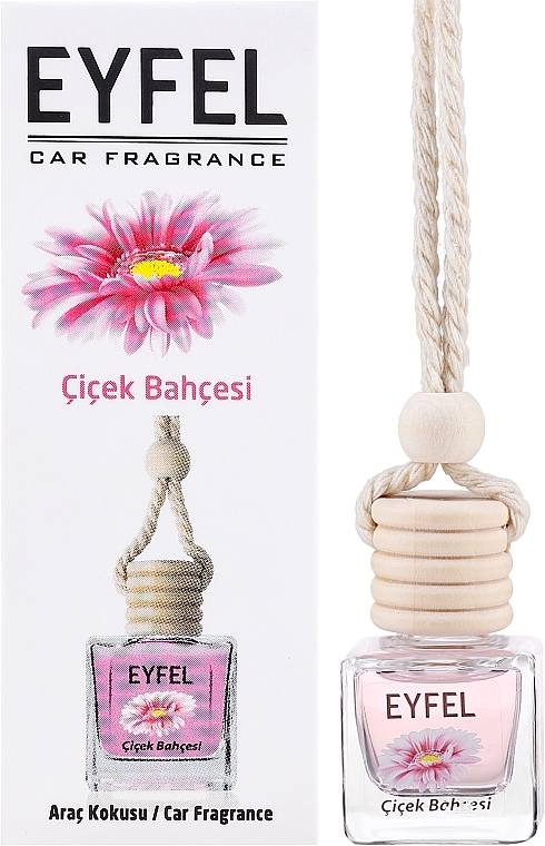 Dyfuzor zapachowy do samochodu Kwiatowy ogród - Eyfel Perfume Flower Garden Car Fragrance — Zdjęcie N2