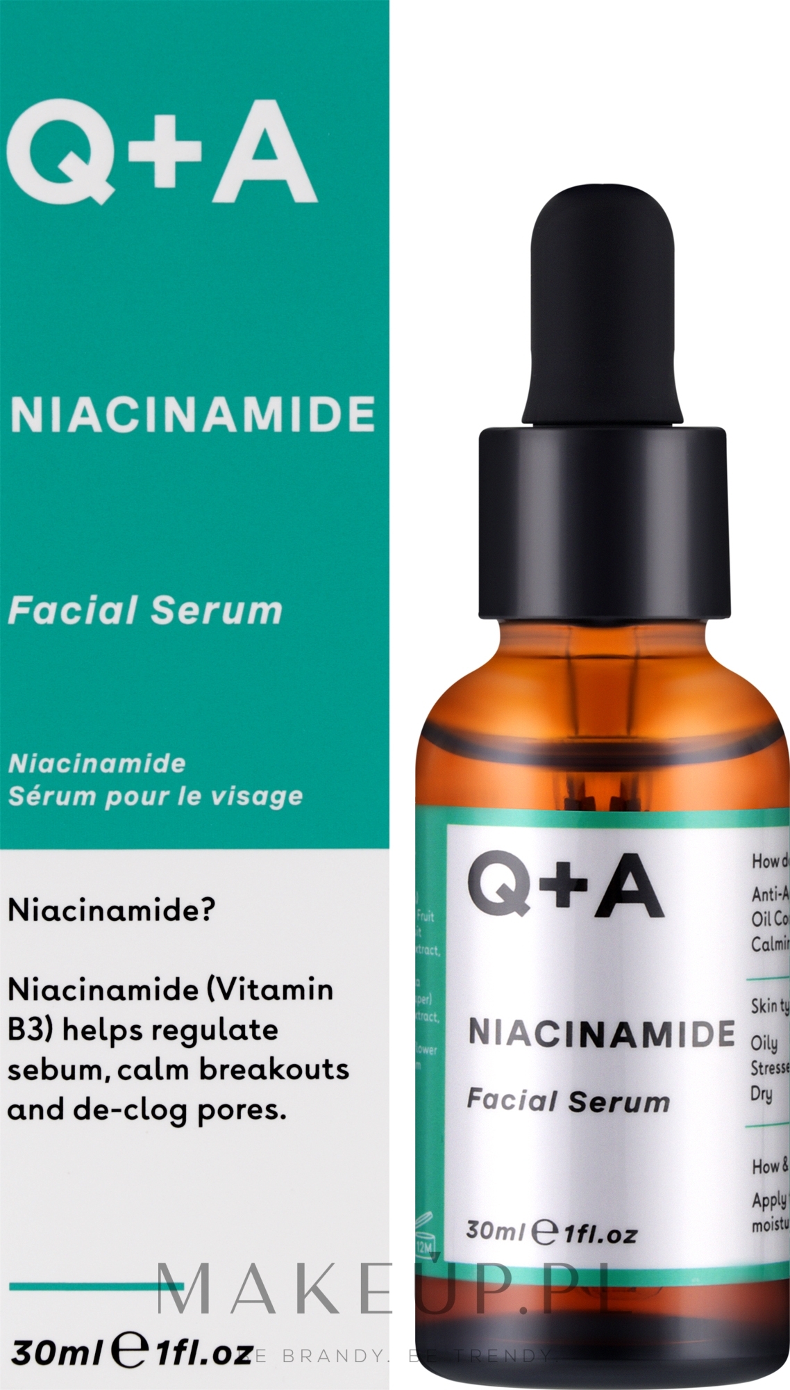 Serum z niacynamidem - Q+A Niacinamide Serum — Zdjęcie 30 ml