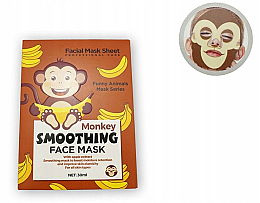 Maska w płachcie Małpka - Wokali Animal Monkey Smoothing Face Mask — Zdjęcie N2