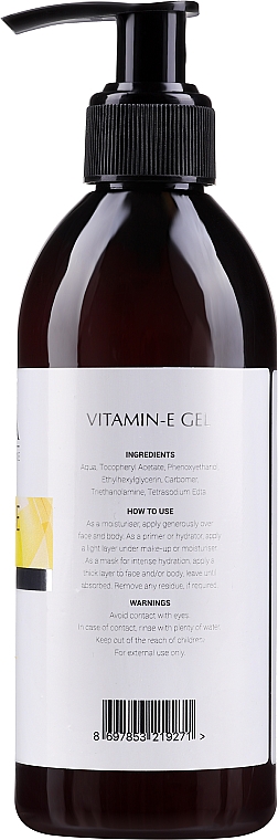 Żel do twarzy i ciała z witaminą E - Egeria Vitamin-E Antioxidant Gel — Zdjęcie N2