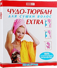 Kup Ręcznik-turban z mikrofibry do włosów, biały - City Up Turban