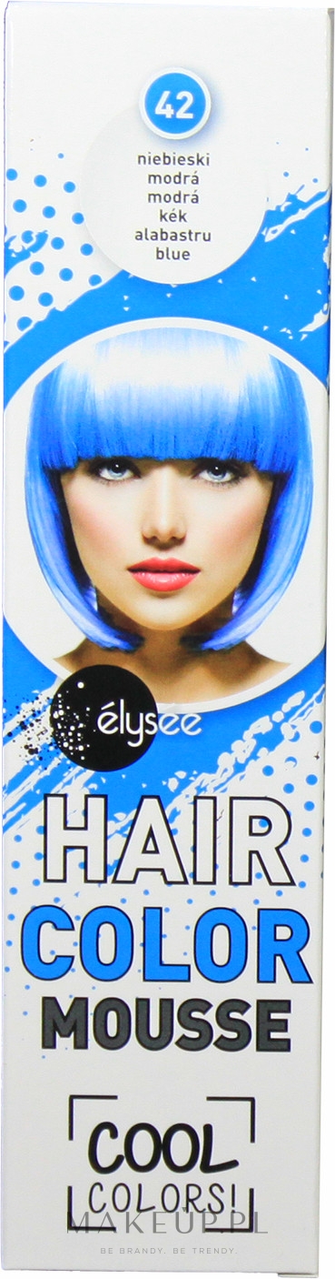 Pianka koloryzująca do włosów - Elysee Hair Color Mousse — Zdjęcie 42 - Blue