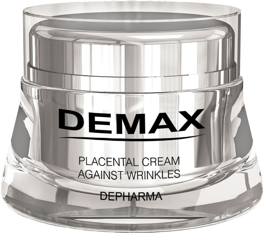 Placentowy krem przeciwzmarszczkowy do twarzy - Demax Placental Cream Against Wrinkles — Zdjęcie N1