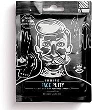 Maska z węglem aktywnym - BarberPro Face Putty Peel-Off Mask With Activated Charcoal — Zdjęcie N1