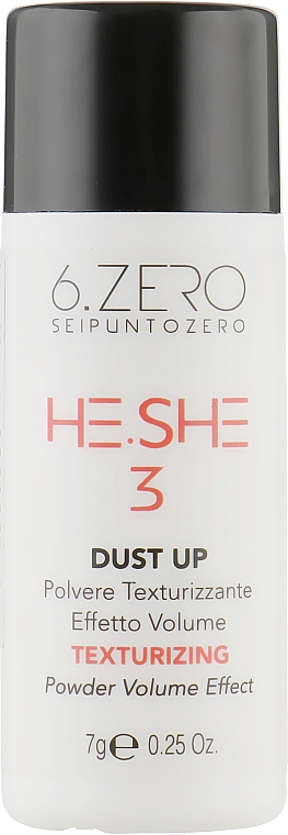 Teksturujący puder do włosów nadający objętość - Seipuntozero He.She Dust Up — Zdjęcie N1