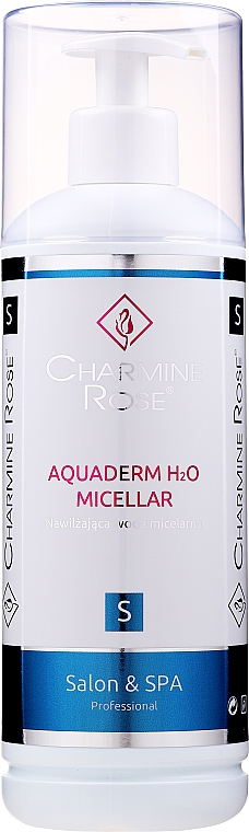 Nawilżająca woda micelarna do twarzy - Charmine Rose Aquaderm H2O Micellar — Zdjęcie N2