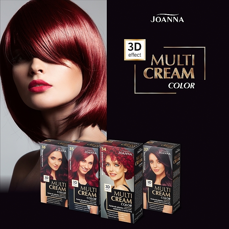 PRZECENA! Joanna Multi Cream Color - Trwała farba do włosów * — Zdjęcie N12