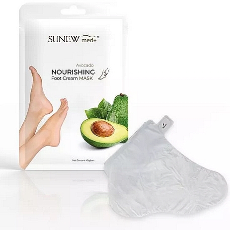 Maska do stóp - Sunew Med+ Foot Mask With Avocado Oil — Zdjęcie N1