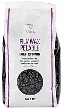 Wosk do depilacji w granulkach, czarny - DimaxWax Filmwax Pelable Stripless Depilatory Wax Black — Zdjęcie N2