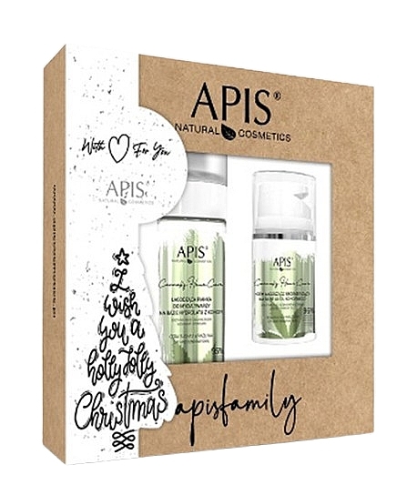 Zestaw - APIS Professional Cannabis Home Care Gift Set (f/foam/50ml + f/cr/50ml) — Zdjęcie N1