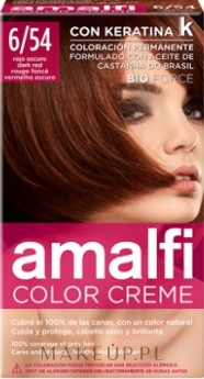 PRZECENA! Kremowa farba do włosów - Amalfi Color Creme Hair Dye * — Zdjęcie 6/54 - Dark Red