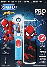 Kup Zestaw - Oral-B Pro Kids SpiderMan (tooth/brush/1pcs + case)