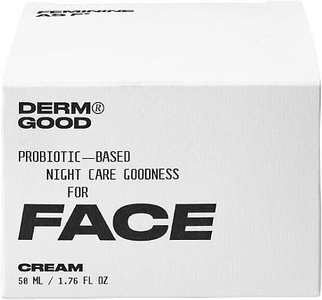 Krem do twarzy na noc z probiotykami - Derm Good Probiotic Based Night Care Goodness For Face Cream — Zdjęcie N3