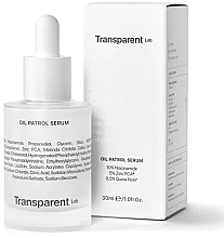 Matujące serum do twarzy - Transparent Lab Oil Patrol Serum — Zdjęcie N1