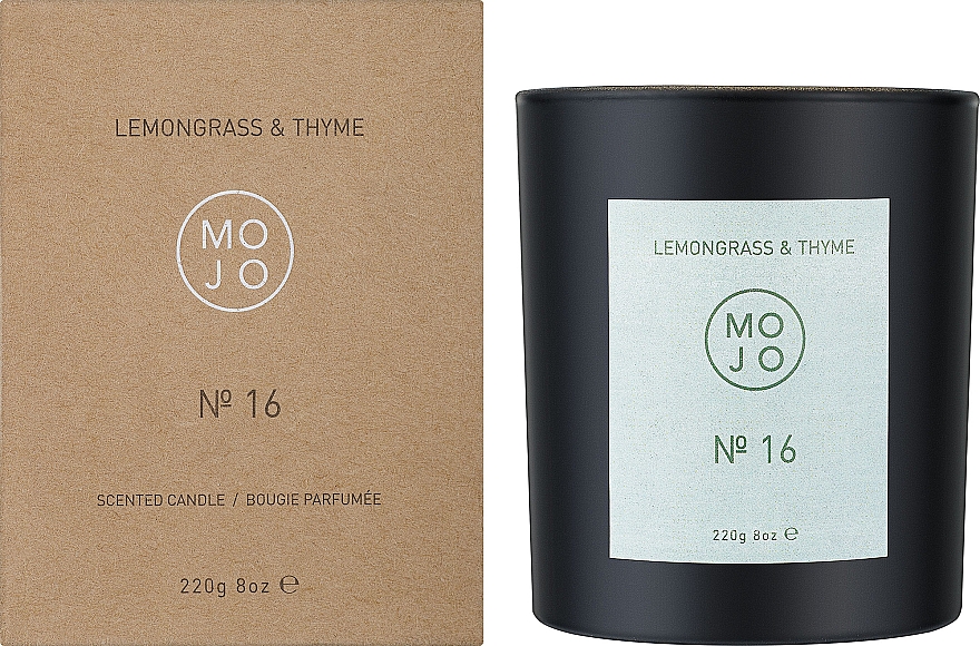 Mojo Lemongrass & Thyme №16 - Świeca zapachowa — Zdjęcie N2