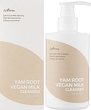 Kojące mleczko do mycia twarzy - IsNtree Yam Root Vegan Milk Cleanser — Zdjęcie N2