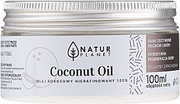 PRZECENA! Nierafinowany olej kokosowy - Natur Planet Coconut Oil * — Zdjęcie N1