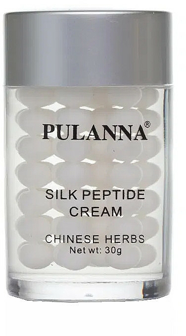 Odżywczy krem do twarzy z jedwabnymi peptydami - Pulanna Silk Peptide Cream — Zdjęcie N1